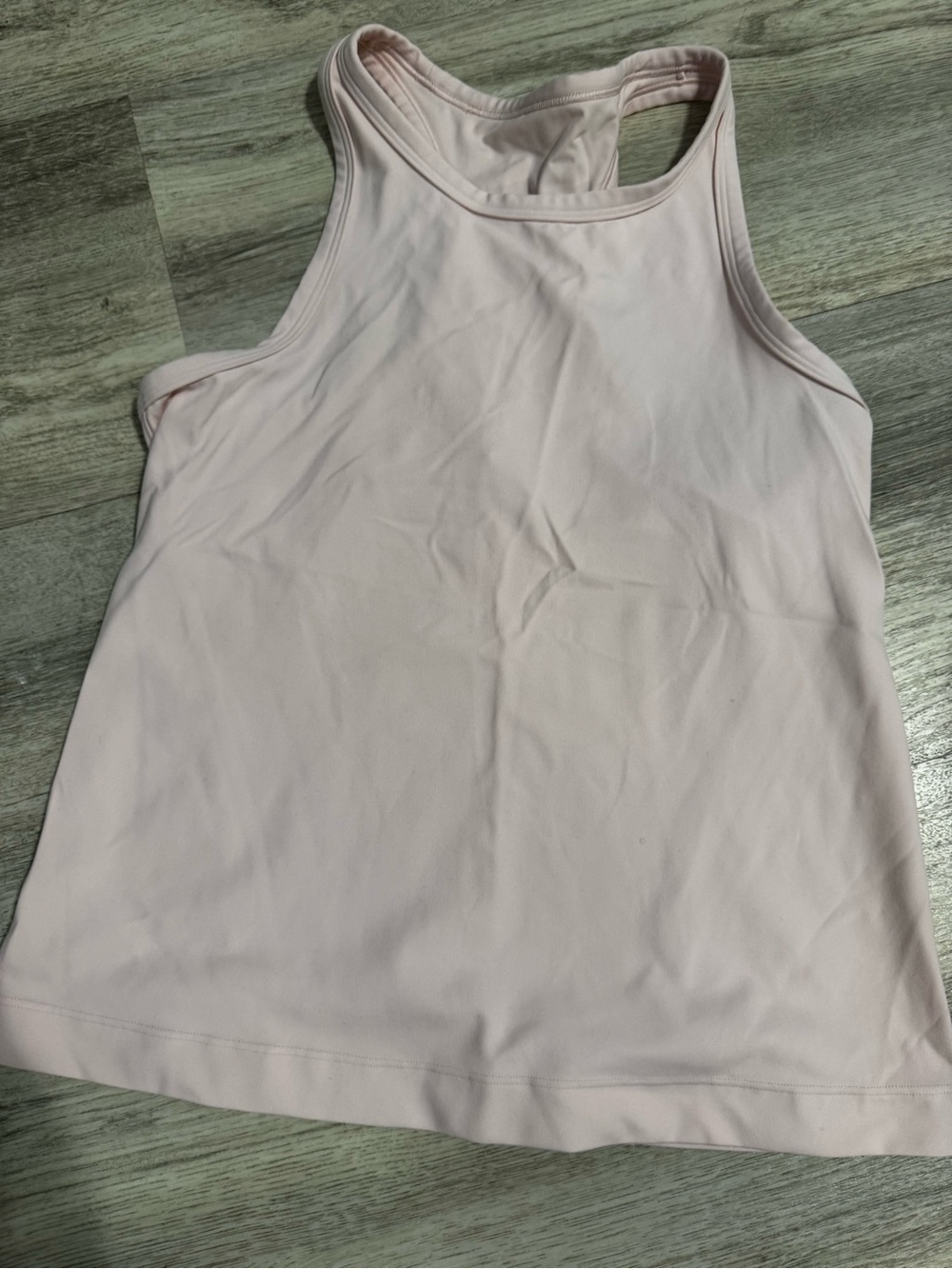 Lululemon Align waist-length Racerback tank top light pink, size 8